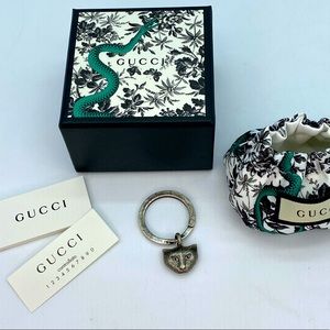 Authentic Gucci Feline Keychain